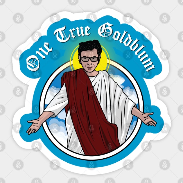 One True Goldblum Sticker by bryankremkau